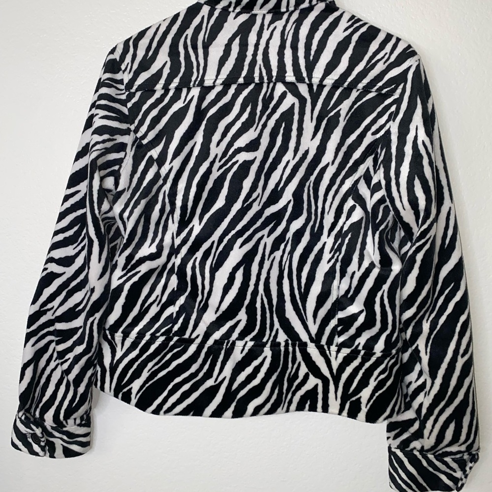 Anchor Blue Vintage Zebra Jacket button down - Picture 3 of 3